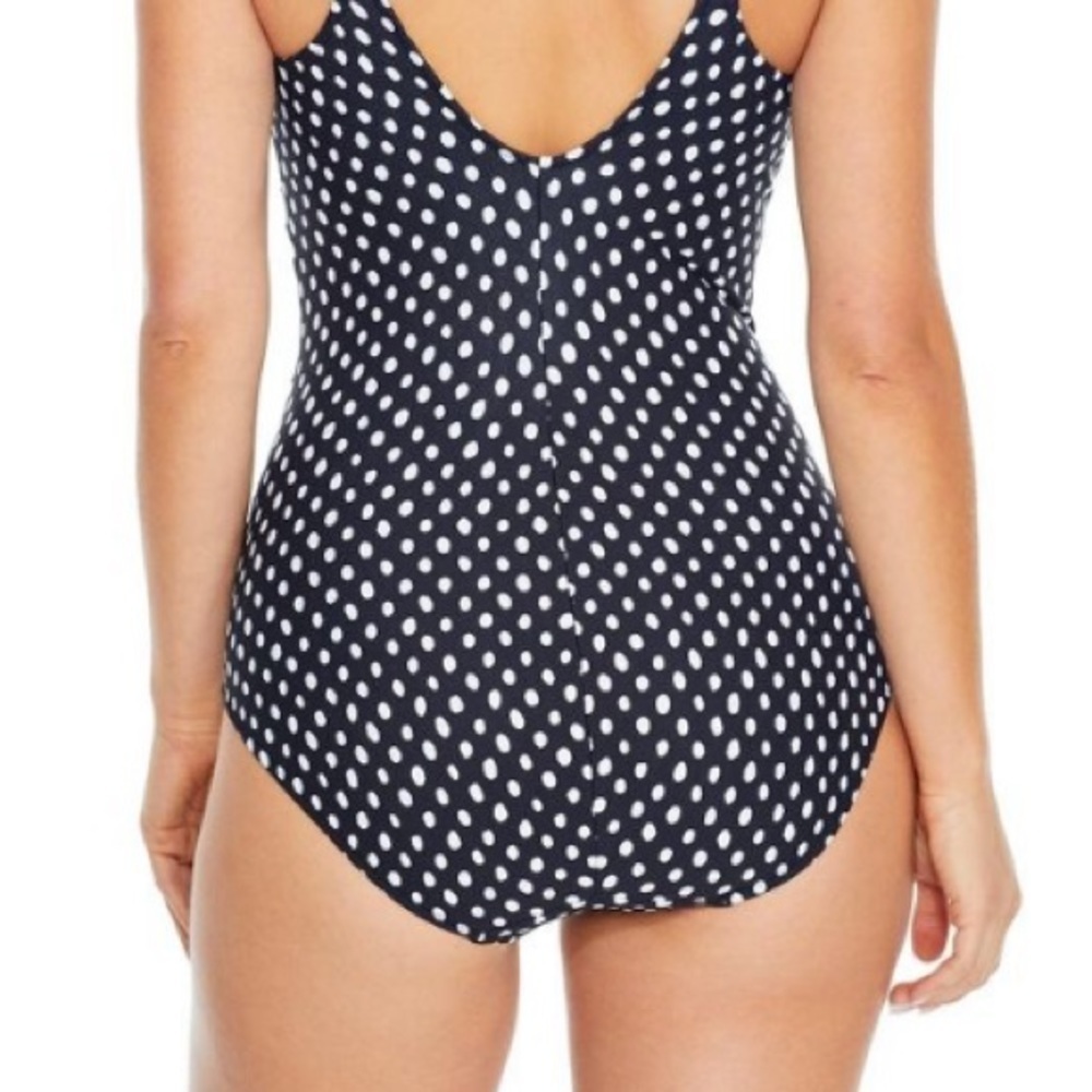 Fantasie SwimWomen's Santa Monica Shaping Underwire One-Piece Polka Dots Sz 42DD - Picture 6 of 9